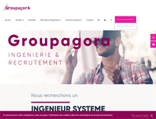 Tablet Screenshot of groupagora.fr